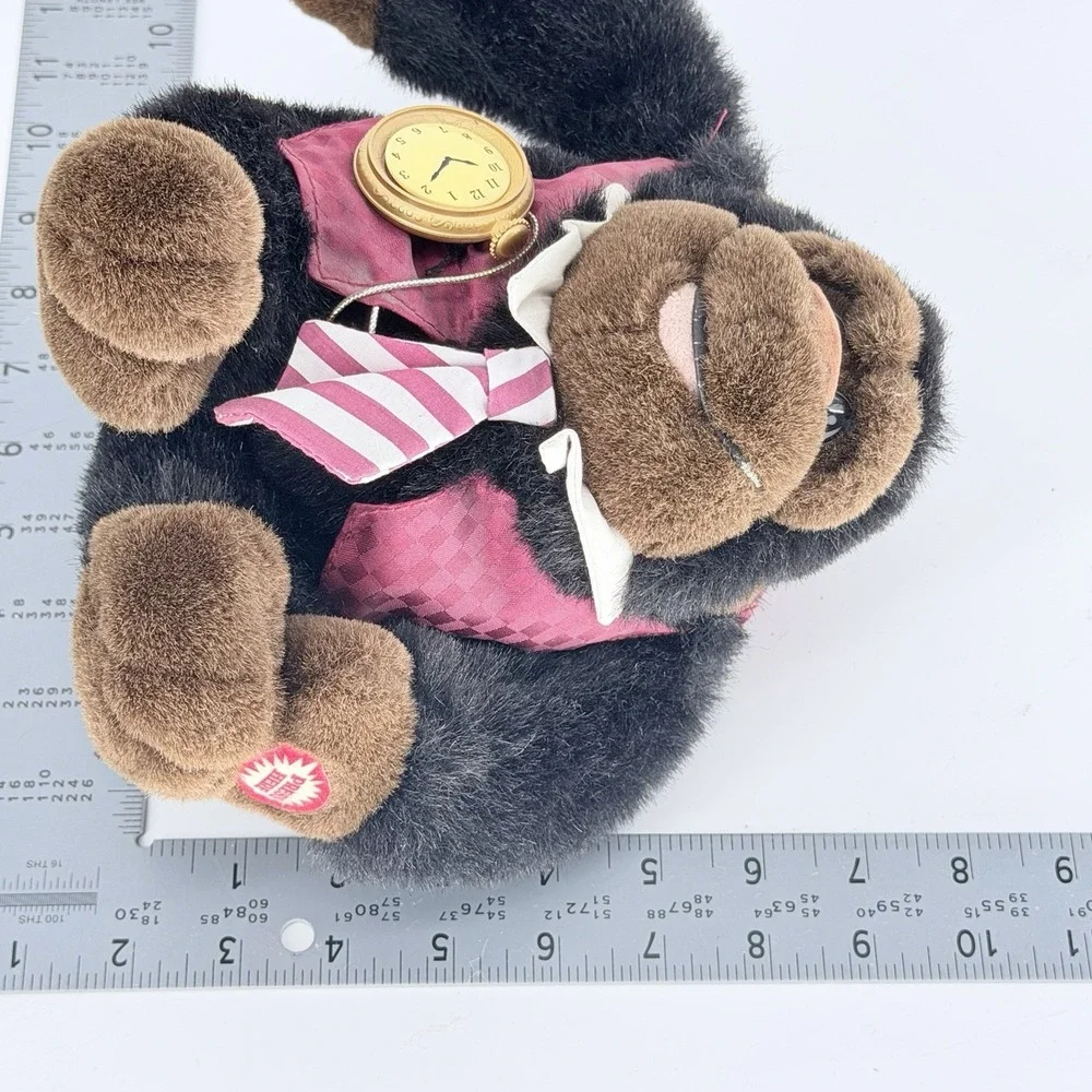 Dandee Talking Gorilla Plush Pocket Watch Vest Tie Monkey